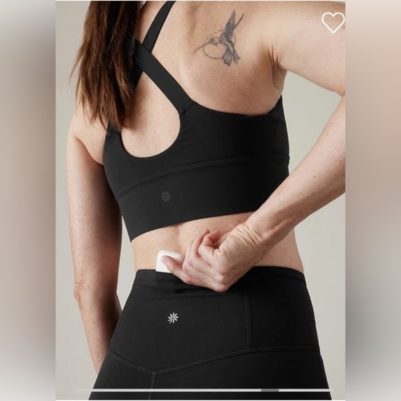 Athleta Leggings Women's Size XS Petite Black Elation Split Flare Pant High Rise - Picture 10 of 12